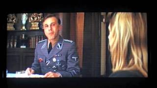 Inglourious Basterds awkward moment EDITED [upl. by Ahsinrev]