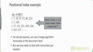 WDM 22 Phrase Query Using Positional Index [upl. by Rednal]