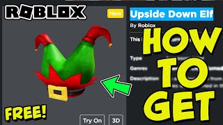 HOW TO GET THE UPSIDE DOWN ELF IN ROBLOX  Microsoft Rewards Exclusive [upl. by Aamsa]