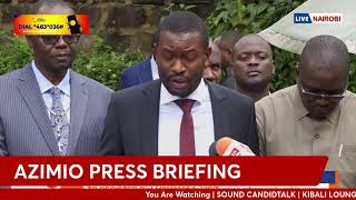 Azimio Press Briefing on Cases of Political Violence in Migori  Kisii County [upl. by Nymzaj]