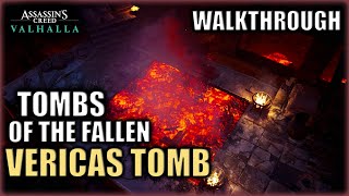 Assassins Creed Valhalla Tombs of the Fallen 20  Vericas Tomb FULL Walkthrough [upl. by Orelu]