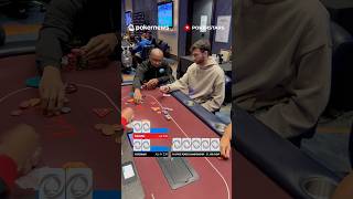 👆 Vaysman with the raise man Justin Vaysman all in at the 2200 ​⁠PokerStars sponsored event [upl. by Hindorff984]