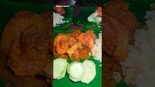 😱🔥Lunch thali easyfriedrice spicychickenkosha [upl. by Anibas]