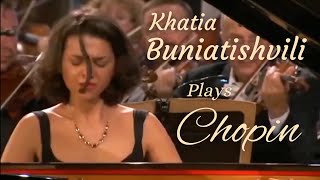 Khatia Buniatishvili Plays Chopin Piano Concerto No 2 [upl. by Ayekram]