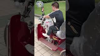 150CC adult motor tricycle gasoline tricycle for the disabled shorts [upl. by Ominorej]