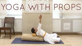 Yoga With Props  Follow Along  SRMD Yoga [upl. by Carline993]