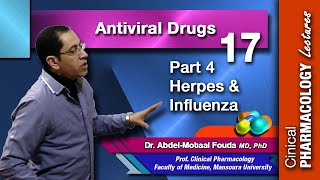 Antiviral Chemotherapy  Part 4 treatment of herpes and influenza viruses [upl. by Sidoon]