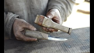 Making puukko knife for sloyd and bushcraft [upl. by Ecurb273]