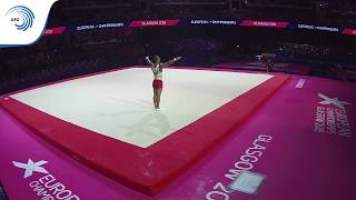 Rayderley ZAPATA ESP  2018 Artistic Gymnastics Europeans floor final [upl. by Aened]