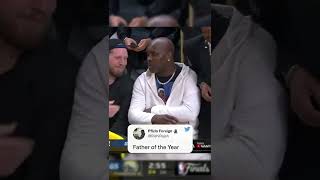 Gary Payton Srs reaction after his son got fouled 😅 [upl. by Repsac]