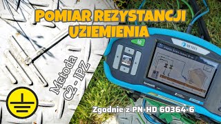 Pomiar rezystancji uziemienia metodą impedancji pętli zwarcia  zgodnie z PNHD 603646201607 [upl. by Ardnuhsor211]