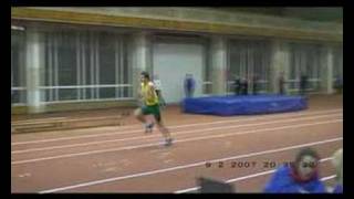 Raivydas Stanys high jump 220 LC 2007 02 09 [upl. by Ellehciram248]