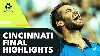 Stefanos Tsitsipas vs Borna Coric For The Title  Cincinnati 2022 Final Highlights [upl. by Agiaf158]