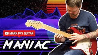 Maniac Michael Sembello Guitar Solo Cover michaelsembello maniac 80smusic [upl. by Twila535]