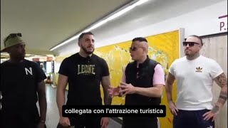 Roma il kickboxer Mattia Faraoni a caccia di borseggiatori nella metro ecco il video [upl. by Enilehcim560]