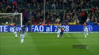 Lionel Messi Goal vs Malaga HD [upl. by Sera369]