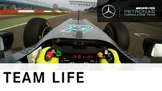 F1 W03  onboard camera with Nico Rosberg [upl. by Ynamrej960]