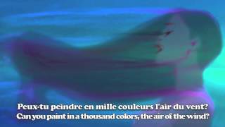 Colors of the Wind French  Subs amp Translation [upl. by Kciderf]