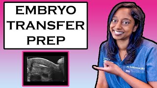 EMBRYO TRANSFER PREPARATION [upl. by Yalonda]