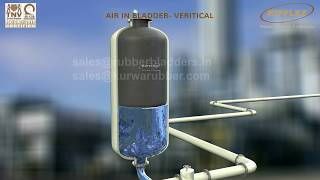 SURGE TANK BLADDER  AIR IN BLADDER  VERTICAL  KURWA RUBBER [upl. by Ytsud267]