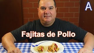 Fajitas de Pollo Recetas de Cocina Mexicana faciles rapidas y economicas de hacer en casa [upl. by Ole]