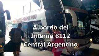 Buses Rosarinos  Terminal Santa Fe a bordo del Central Argentino [upl. by Iiette]