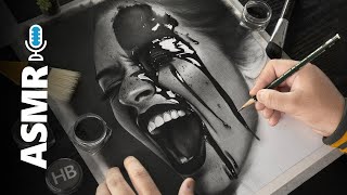 Hyper Realistic Portrait Drawing  Satisfying Timelapse [upl. by Hazel]