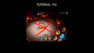 Yin Tutorial gameplay 2024😎 mlbb tutorial yintutorial vairalshorts [upl. by Baalman]