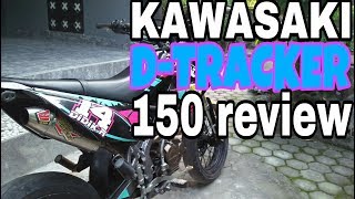 Kawasaki DTRACKER 2014  REVIEW 150cc with racing pro circuit t5 [upl. by Bealle]