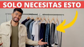 Los ÚNICO 10 Artículos De Ropa Que Un Hombre Necesita Más De 30 Atuendos [upl. by Tremaine693]