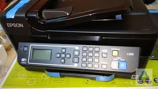 EPSON L565 Printer Unboxing amp Specifications  Multifunctional Inkjet Color Printer [upl. by Goodard]