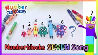 요일송 넘버블럭스 노래 따라하기 Numberblocks Seven Song  Learn to Count  Singalong [upl. by Maziar]