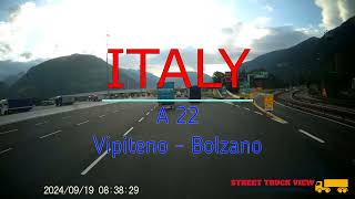 ITALY  A22 Vipiteno  Bolzano [upl. by Aitital]