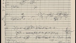 Gustav Mahler  Symphony 10 3rd movement Purgatorio with handwritten score [upl. by Rehctelf]