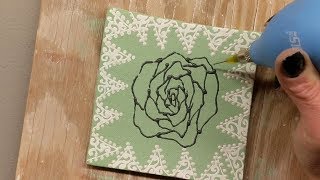 Underglaze Demonstration on greenware using dot painting techniques [upl. by Monagan504]