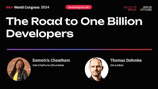 WWC24  The Road to One Billion Developers [upl. by Dar]