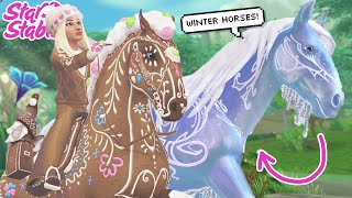 SPOILERS BUYING ICE SHIRE amp GINGERBREAD LIPIZZANER MAGICAL HORSES amp MORE STAR STABLE [upl. by Sinaj154]