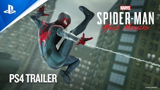 Marvels SpiderMan Miles Morales  PS4 Trailer [upl. by Wistrup79]