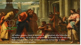 Cenacolo della sera anticipato AD 16 settembre 2024 lunedì [upl. by Sergei135]