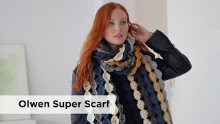 Olwen Super Scarf made with Scarfie® [upl. by Pik]