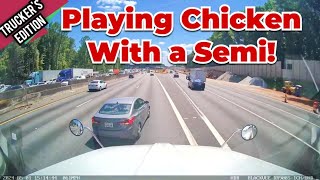 Truckers Edition Nó 88Road Rage Bad Drivers Brake Checks Dashcam caught  Instant karma [upl. by Clercq104]