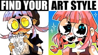 HOW TO ACTUALLY FIND YOUR ART STYLE [upl. by Pacificia]