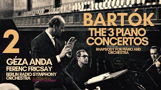 Bartók  Piano Concerto No 2 Sz 95  Remastered Centurys recording Géza Anda Ferenc Fricsay [upl. by Dick940]