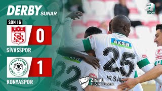 Sivasspor 01 Konyaspor MAÇ ÖZETİ Ziraat Türkiye Kupası Son 16 Turu  07022024 [upl. by Franciska]