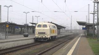 Bahnbau 218 449 noch ohne Farbe in Nienburg [upl. by Warfeld]