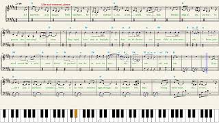 Aurora — Echo of My Shadow — Piano Sheet Music [upl. by Keraj]