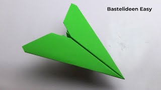 22 Meter  Papierflieger Basteln  Flugzeug Basteln aus Papier  Bastelideen Easy [upl. by Ruscio]