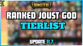 Ranked Joust Tierlist Update 117  Smite [upl. by Notyap]