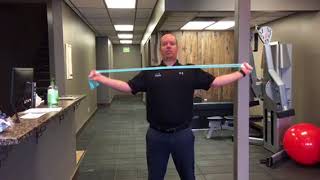 Advanced Rotator Cuff Strengthening Exercise Using a Resistance Band  Pro Physio [upl. by Aelgna]