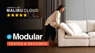 Modular Configuration Review on Malibu Cloud Couch [upl. by Eltsirc]